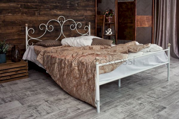 Кованая кровать Флоренция с 1 спинкой (Francesco Rossi)
